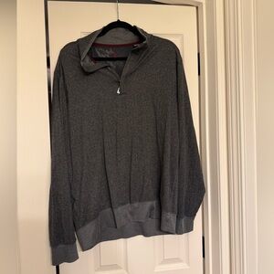 Tommy Bahama Charcoal Zip-Up Sweater M